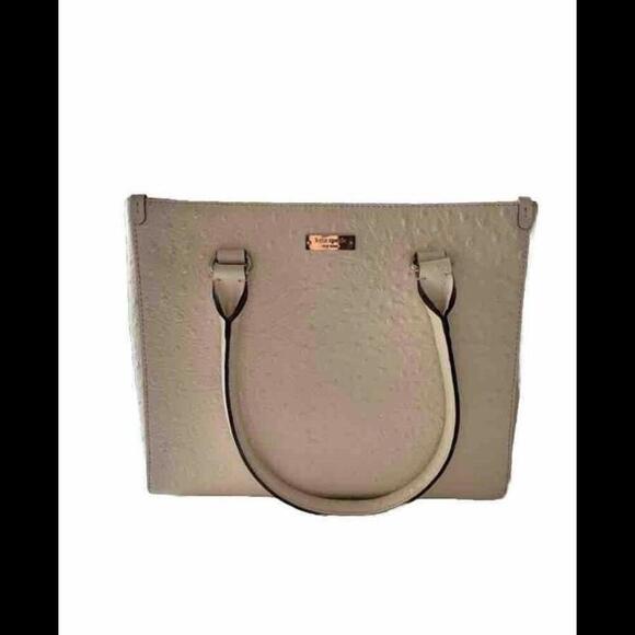 Kate Spade Wellesley Quinn Ostrich Head In The Sand Leather Embossed Purse - Picture 1 of 6